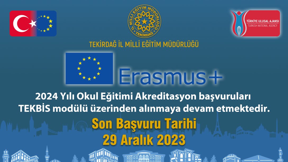  2024 Erasmus+ Okul Eğitimi Akreditasyonu Başvuru Süreci Başladı