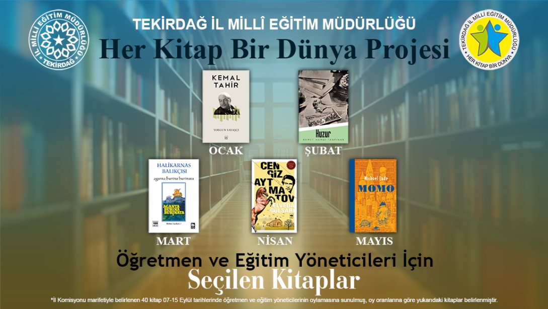 Her Kitap Bir Dünya Projesi Ocak Ayı Kitabı Kemal Tahir'in 