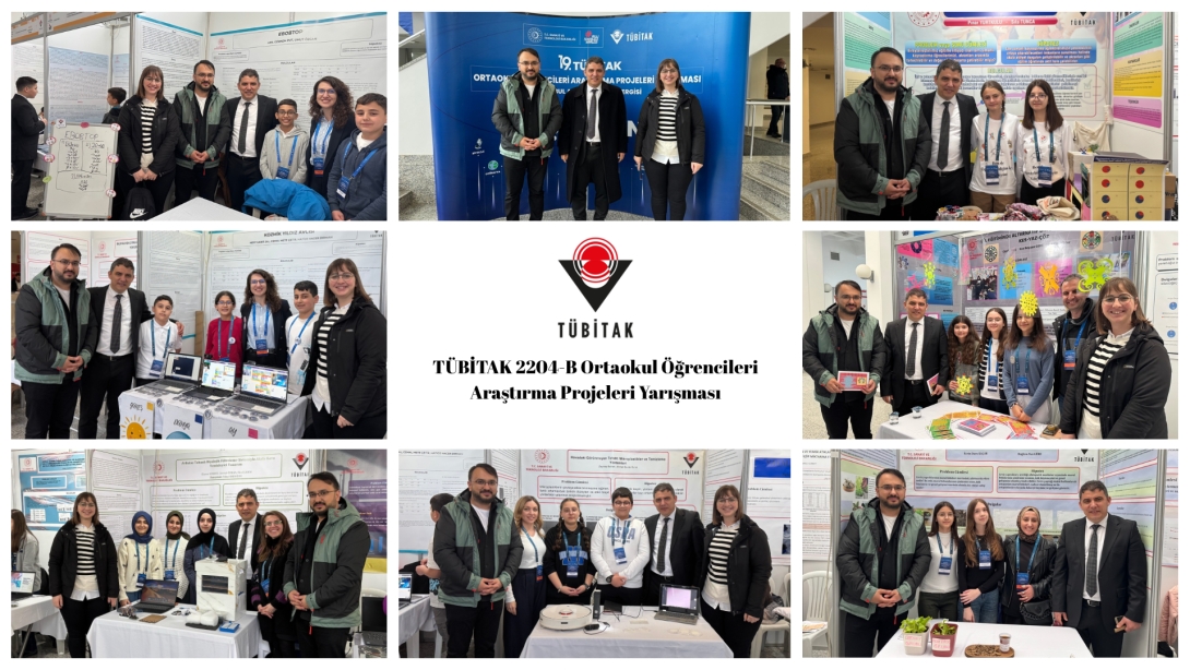 TÜBİTAK 2204-B Ortaokul Öğrencileri Araştırma Projeleri Yarışması Bölge Sergisi Başladı