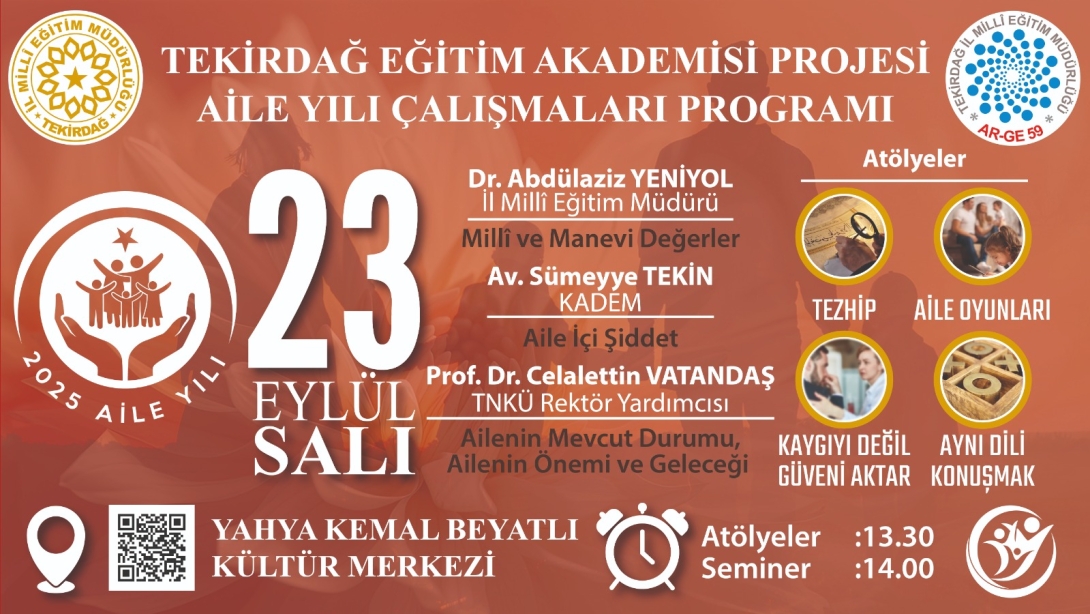 Aile Yılı Çalışmaları Programı